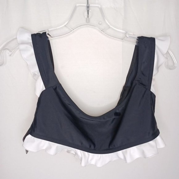 Zaful Ruffle Swim Top NWT Size 6 - Picture 4 of 4